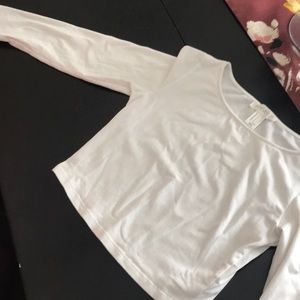 Crop top. Long sleeve tee